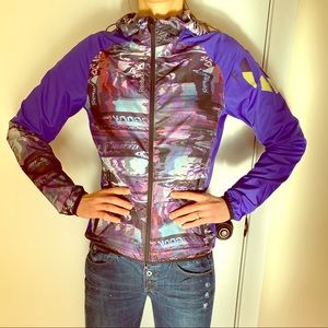 Reebok abstract print jacket